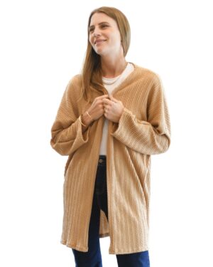 CARDIGAN BRAIDS BEIGE