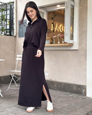 FALDA MIX NEGRO
