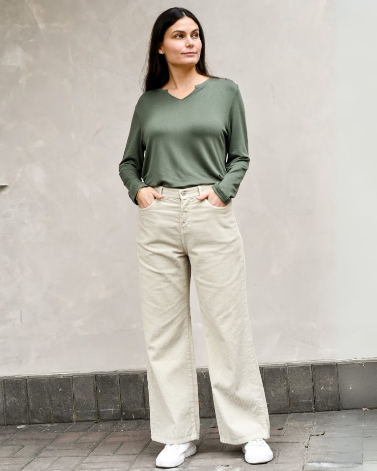 PANTALON CORD BEIGE