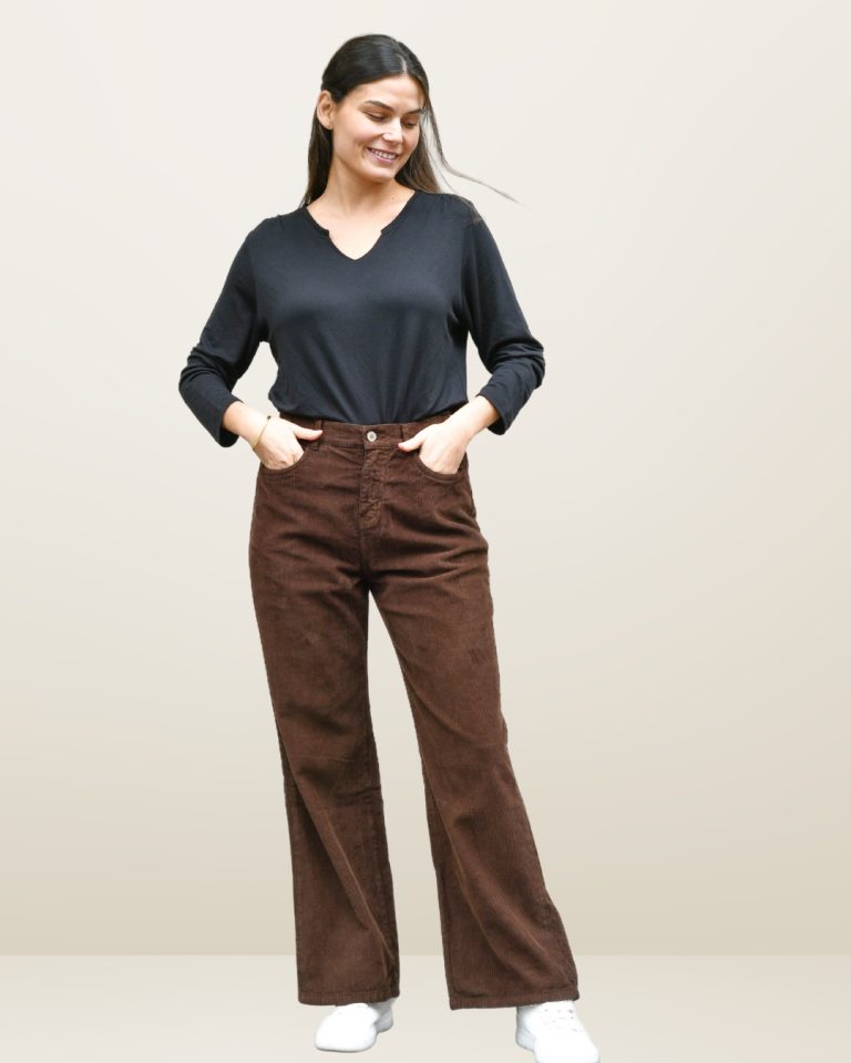 PANTALON CORD CHOCOLATE
