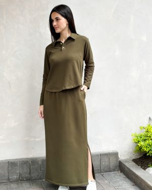 FALDA MIX VERDE