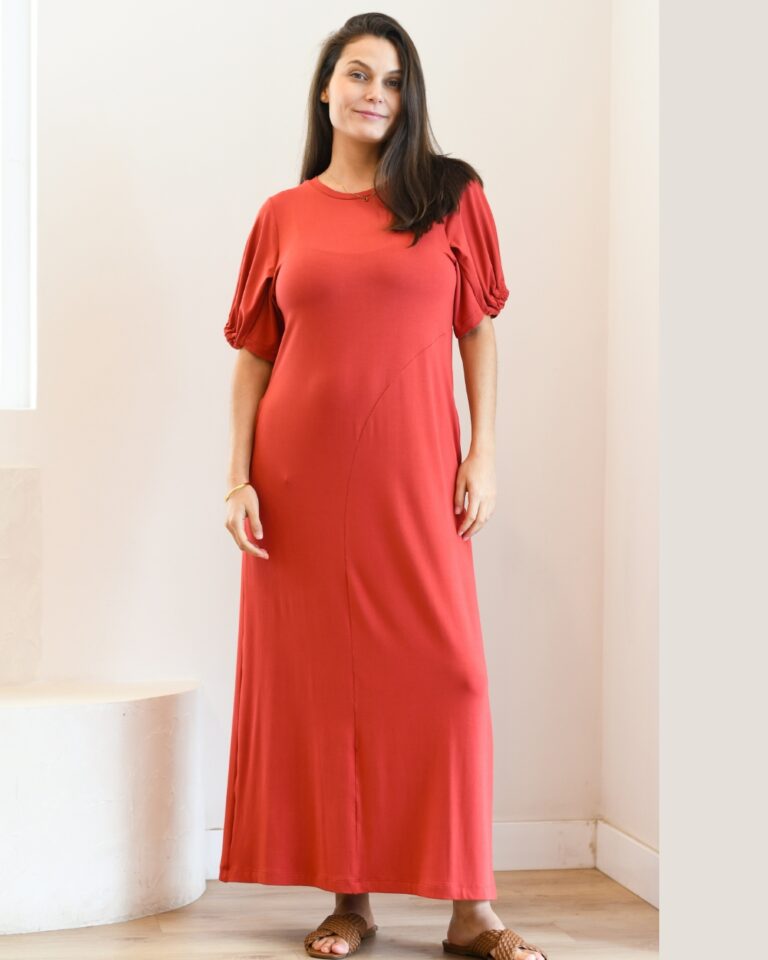 VESTIDO FATI FRESA