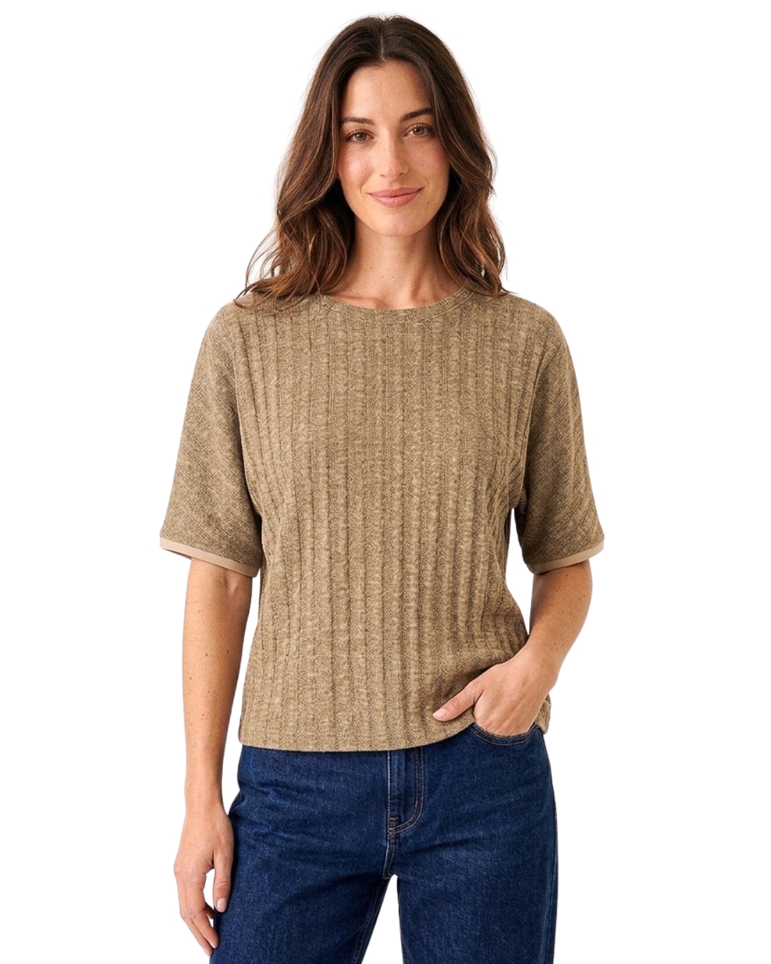 POLO NÄTT TAUPE