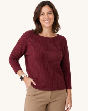SWEATER RELAX BORGOÑA