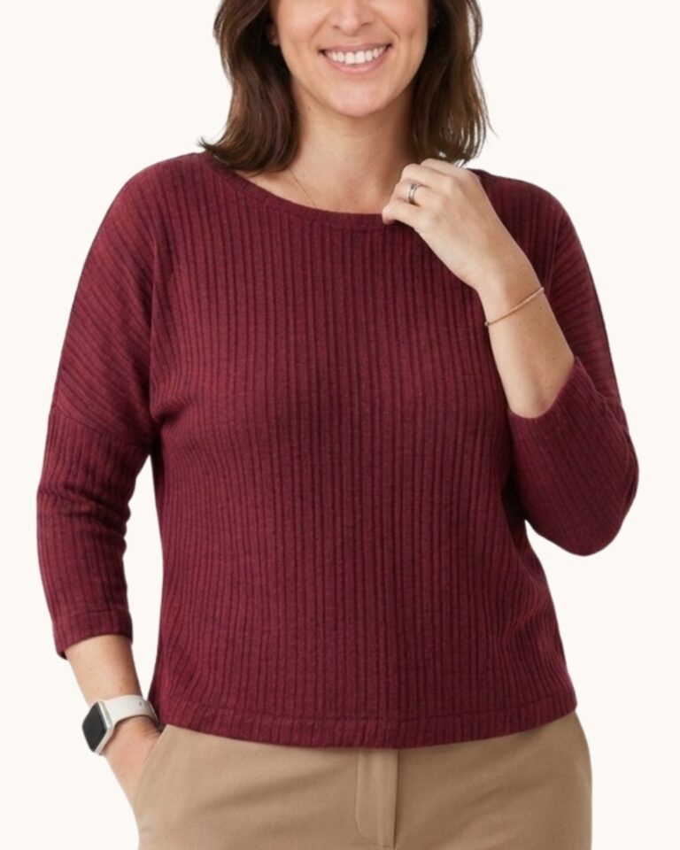 SWEATER RELAX BORGOÑA