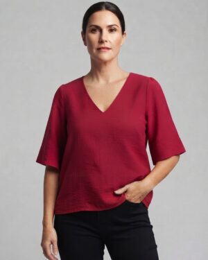 BLUSA DINNER BORGOÑA