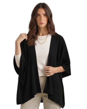 CARDIGAN LOOSE NEGRO