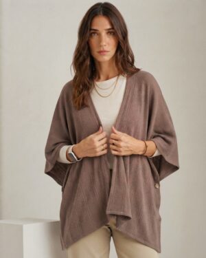 CARDIGAN LOOSE TAUPE