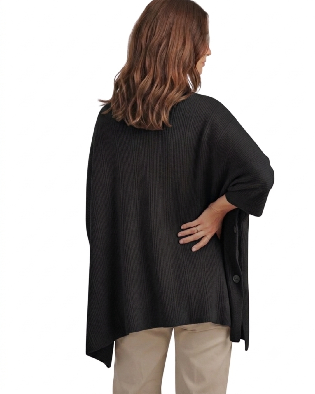04-CARDIGAN LOOSE NEGRO
