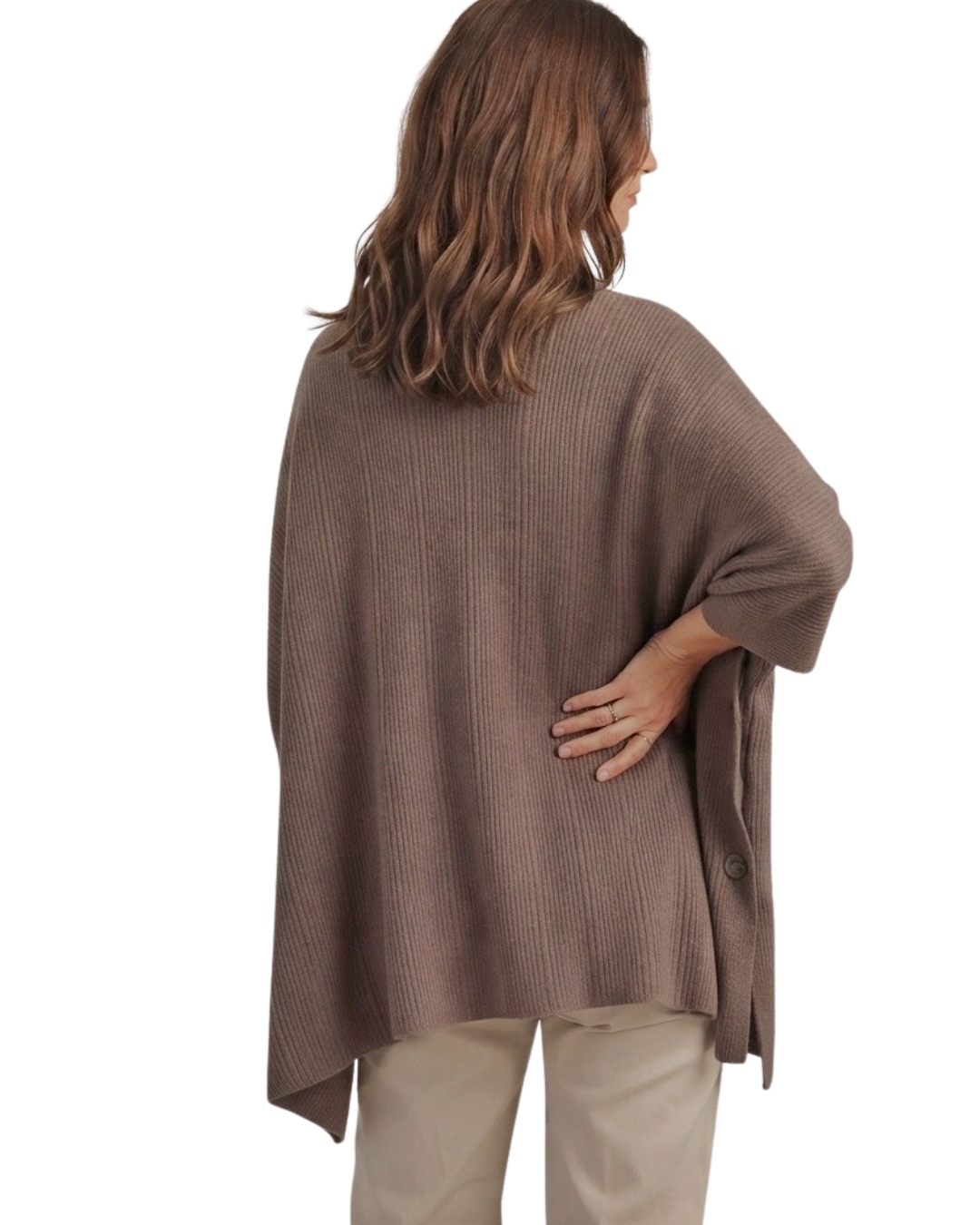 05-CARDIGAN LOOSE TAUPE